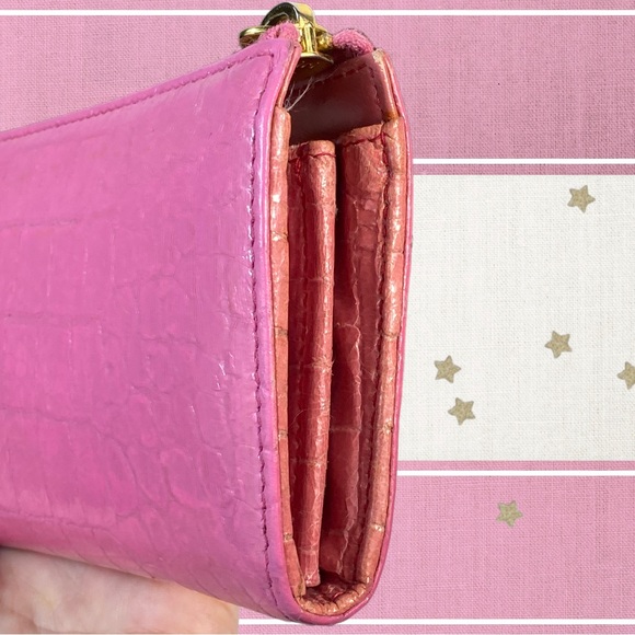 Prada zipper wallet full-size authentic 2 tone alligator leather shine finish - Picture 5 of 8